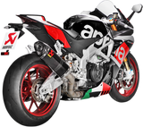 AKRAPOVIC Carbon Fiber Slip-On Muffler for Aprilia - Part S-A10SO8-RC