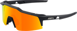 100% Speedcraft SL Sunglasses - Black - Red Mirror 60008-00005