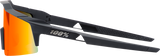 100% Speedcraft SL Sunglasses - Black - Red Mirror 60008-00005