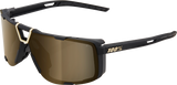100% Eastcraft Sunglasses - Soft Tact Black - Soft Gold Mirror Lens 61045-258-01
