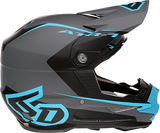6D HELMETS ATR-1 Helmet - Stealth - Cyan - Small 10-4625
