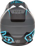 6D HELMETS ATR-1 Helmet - Stealth - Cyan - Small 10-4625