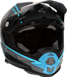 6D HELMETS ATR-1 Helmet - Stealth - Cyan - Small 10-4625