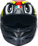 AGV K3 Helmet - Birdy 2.0 - Gray/Yellow/Red - XL 2118381004012XL