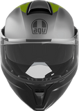 AGV Streetmodular Helmet - Resia - Matte Gray/Black/Yellow Fluo - 2XL 21182960020072X