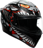 AGV K1 S Helmet - Lyzard - Matte Black/Gray/Red - Large 2118394003-044-L