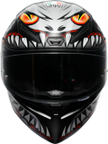 AGV K1 S Helmet - Lyzard - Matte Black/Gray/Red - Large 2118394003-044-L