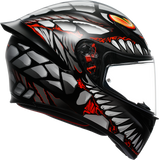 AGV K1 S Helmet - Lyzard - Matte Black/Gray/Red - Large 2118394003-044-L