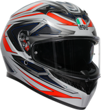 AGV K3 Helmet - Space - Matte White/Red Fluo - Large 2118381004-020-L
