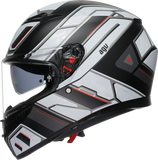 AGV K3 Helmet - Rivia - Matte Black/White - 2XL 2118381004-019-XXL
