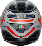 AGV K3 Helmet - Space - Matte White/Red Fluo - Medium 2118381004-020-M