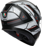 AGV K3 Helmet - Rivia - Matte Black/White - Large 2118381004-019-L