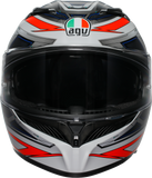 AGV K3 Helmet - Space - Matte White/Red Fluo - XL 2118381004-020-XL