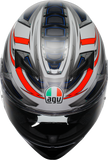 AGV K3 Helmet - Space - Matte White/Red Fluo - Medium 2118381004-020-M
