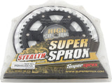 Rear Stealth Sprocket Alu/Stl 43t 520 Blk Kaw