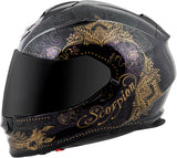 Exo T510 Full Face Helmet Azalea Black/Gold Xl