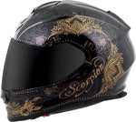 Exo T510 Full Face Helmet Azalea Black/Gold Md