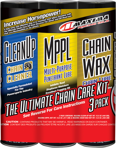 MAXIMA RACING OIL Chain Wax/Care Kit 70-749203-N