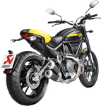 AKRAPOVIC Ducati Scrambler Titanium Muffler S-D8SO4CUBTBL/1
