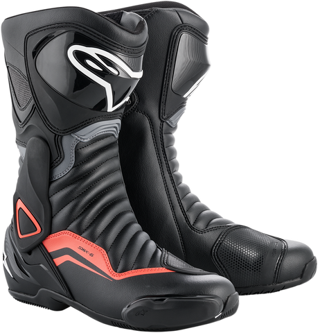 ALPINESTARS SMX-6 v2 Boots - Black/Gray/Red - US 10.5 / EU 45 2223017-1130-45