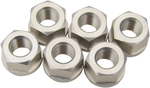 DRIVEN RACING Aluminum Sprocket Nuts - Silver - M10 x 1.25 DSNSL