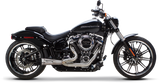 Comp S 2in1 Exhaust Softail W/Turnout Brushed
