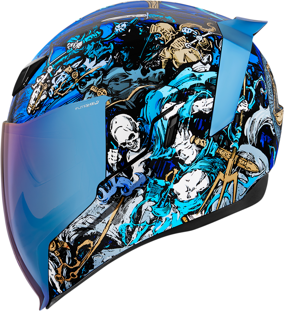 ICON Airflite™ Helmet - 4Horsemen - Blue
