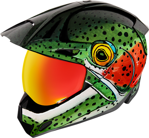 ICON Variant Pro™ Helmet - Bug Chucker - Green - 3XL 0101-14163