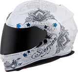 Exo T510 Full Face Helmet Azalea White/Silver Xl
