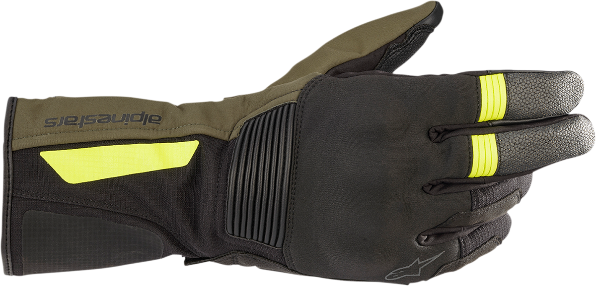 ALPINESTARS Denali Aerogel Drystar® Gloves - Black/Green/Yellow