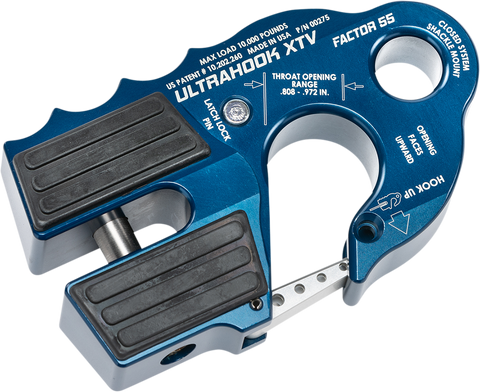 FACTOR 55 UltraHook XTV Winch Hook - Blue 00275-02