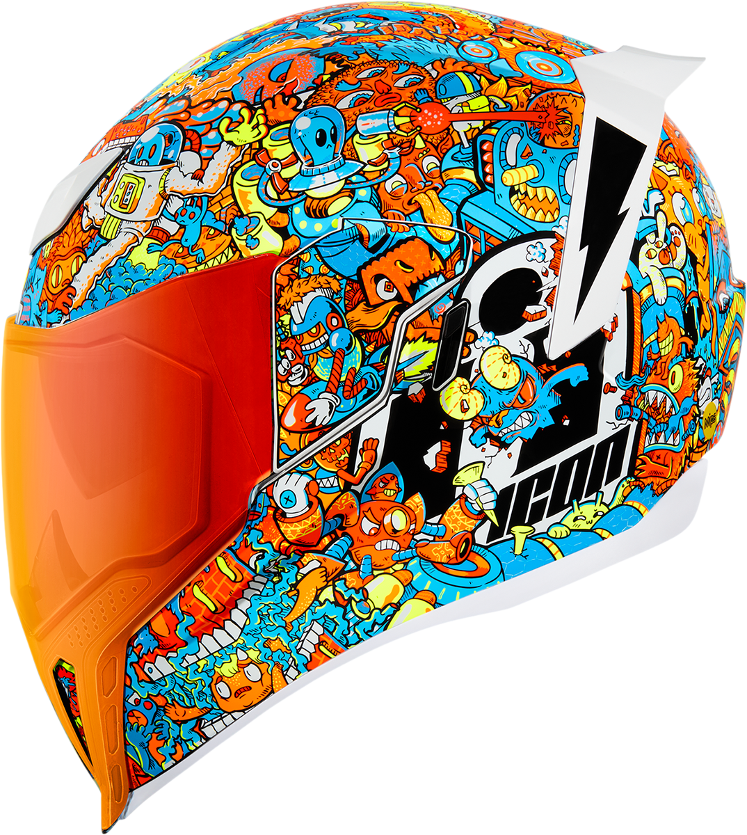 ICON Airflite™ Helmet - ReDoodle - MIPS® - White