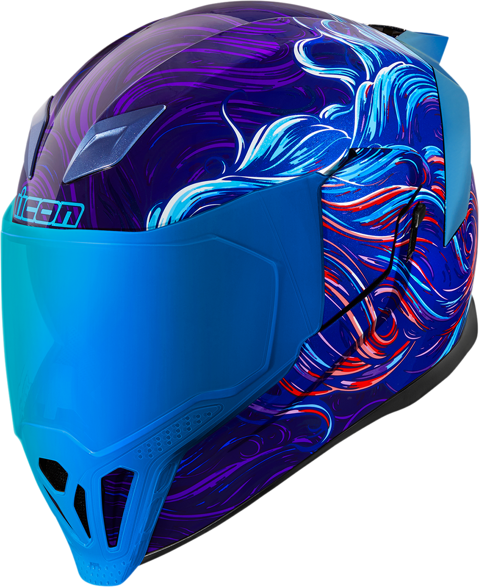アール ICON Airflite™ Helmet - Betta - Blue - Large 0101-14709
