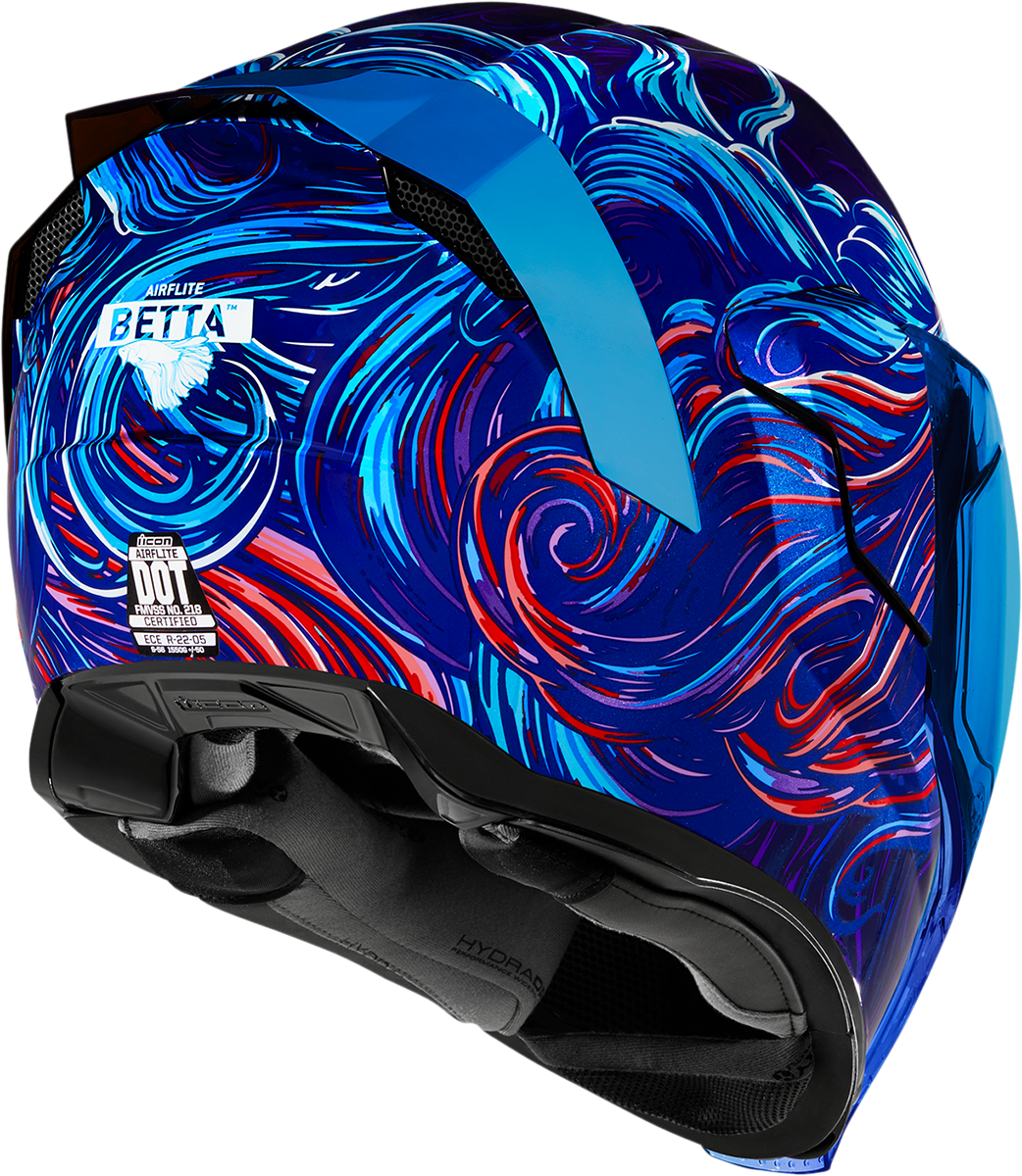 icon airflite inky helmet ICON Airflite™ Helmet - Betta - Blue