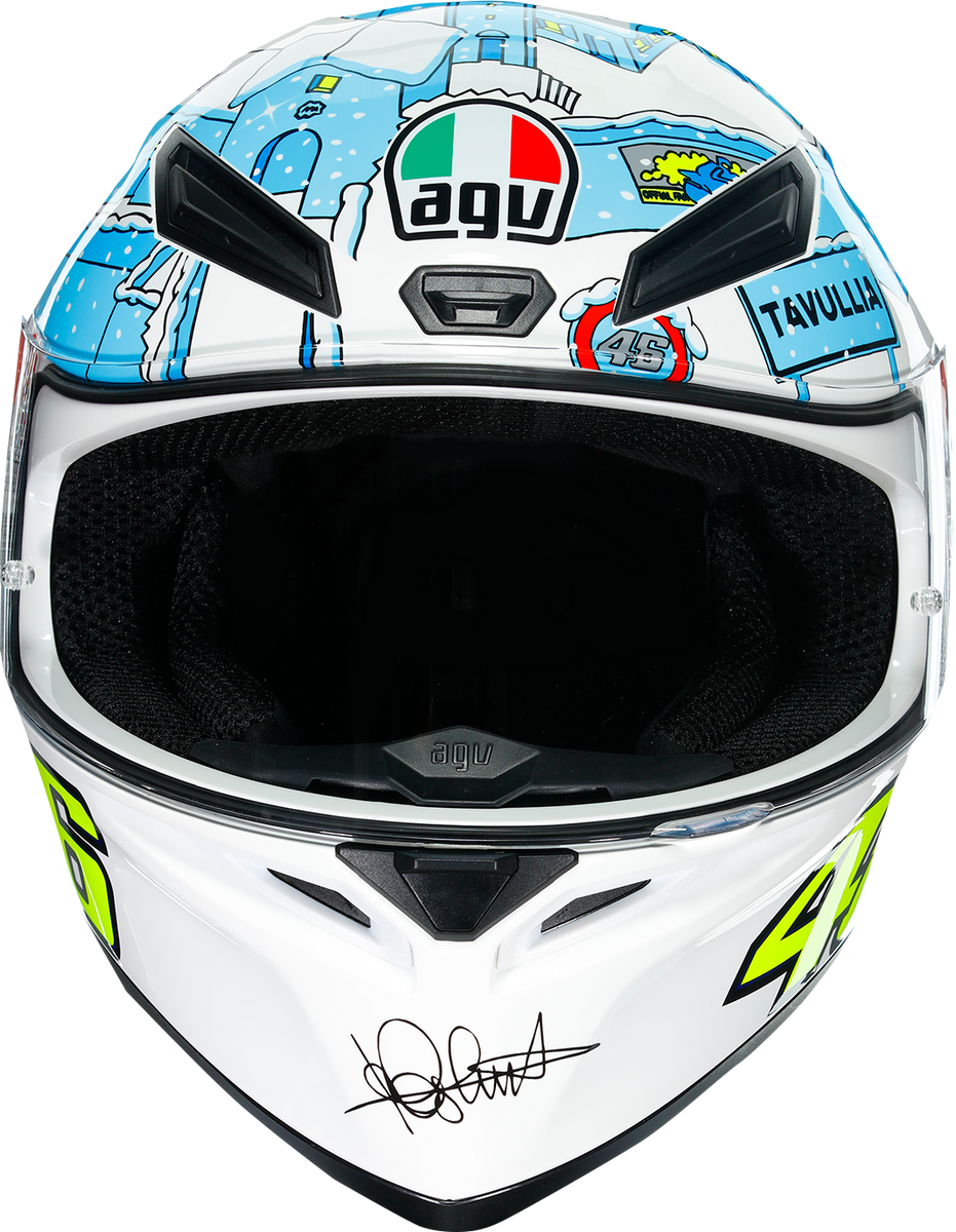  AGV K3 Rossi Winter Test 2018 Street Helmet-L : Automotive