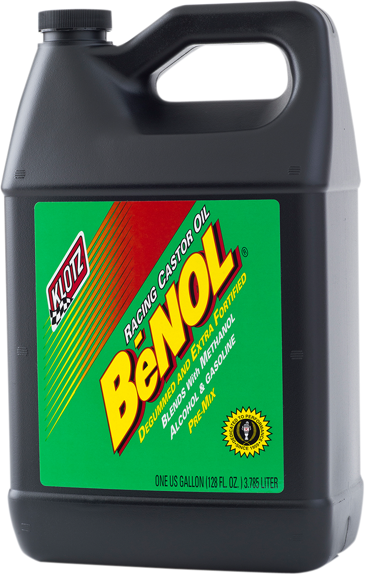 Klotz BeNOL Pre-Mix Castor Oil for 2-Stroke Racing Engines – 64 Ounce BC-179