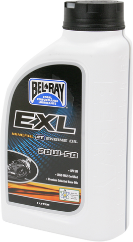 BEL-RAY EXL 4T Mineral Oil - 20W-50 - 1 L 99100-B1LW