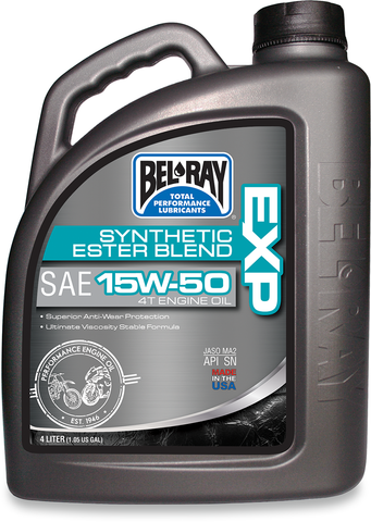 BEL-RAY EXP Synthetic Blend 4T Oil - 15W-50 - 4 L 99130-B4LW