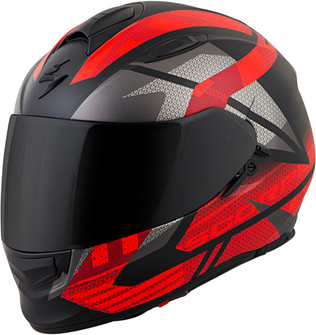 Exo T510 Full Face Helmet Fury Black/Red Lg