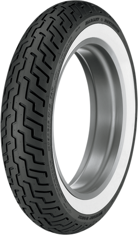 DUNLOP Tire - D402 - MT90-16 - Wide Whitewall - Front 45006380