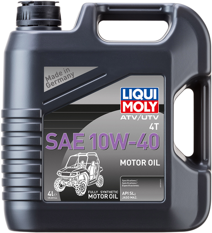 LIQUI MOLY ATV/UTV 4T Engine Oil - 10W-40 - 4 L 20176