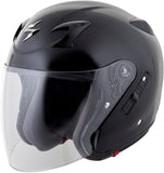 Exo Ct220 Open Face Helmet Gloss Black Sm