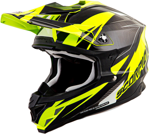 Vx 35 Off Road Helmet Krush Neon Yellow Sm