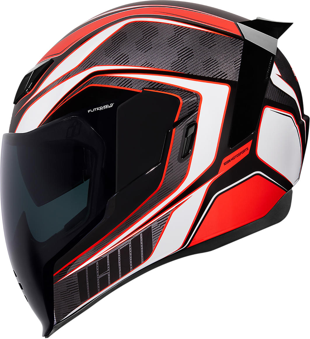 icon airflite crosslink helmet ICON Airflite™ Helmet - Raceflite - Red