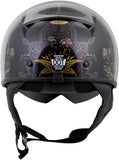 Exo C110 Open Face Helmet Azalea Black/Gold 2x