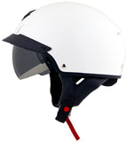 Exo C110 Open Face Helmet Gloss White Xs