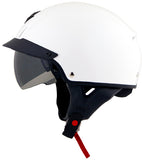 Exo C110 Open Face Helmet Gloss White Sm