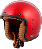 Bellfast Open Face Helmet Candy Red Md