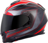 Exo T510 Full Face Helmet Nexus Black/Red Sm