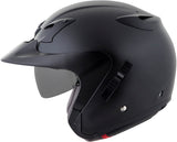 Exo Ct220 Open Face Helmet Matte Black Md